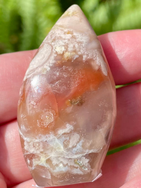 Small Flower Agate Flame - Morganna’s Treasures 