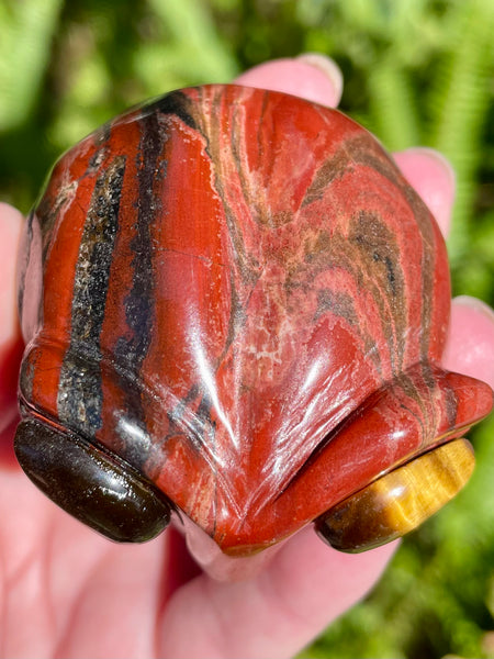 Red Jasper and Tigers Eye Alien - Morganna’s Treasures
