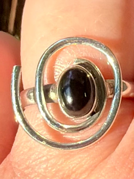 Black Onyx Ring Size 7.5 - Morganna’s Treasures