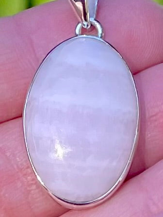 Pink Aragonite Pendant - Morganna’s Treasures