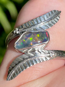 Chalama Black Opal Ring Size 8 - Morganna’s Treasures 