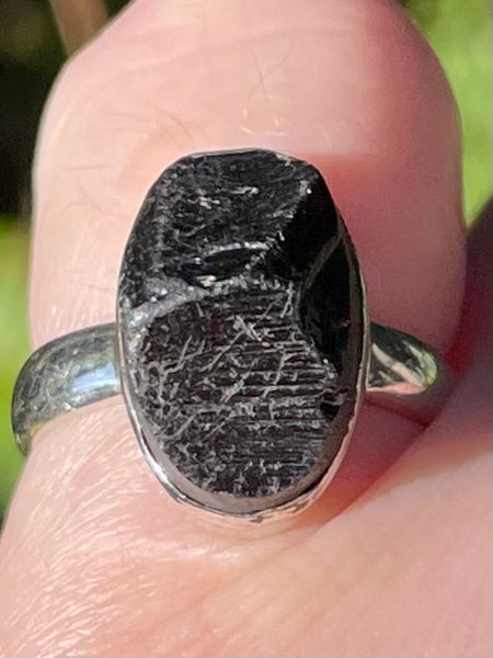 Rough Russian Shungite Ring Size 6 - Morganna’s Treasures