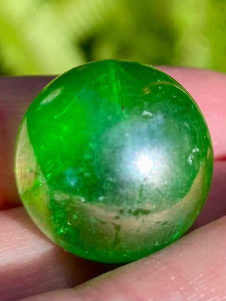 Green Angel Aura Quartz Spheres - Morganna’s Treasures 