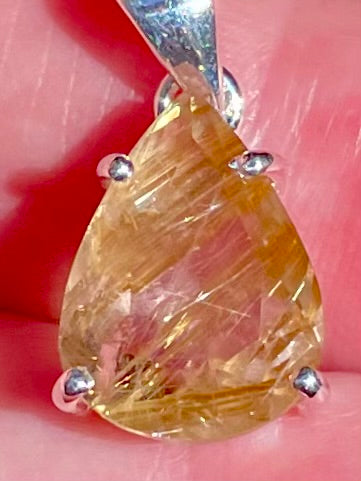 Rutilated Quartz Pendant - Morganna’s Treasures