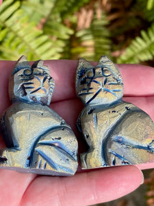 Titanium Calcite Cats - Morganna’s Treasures 