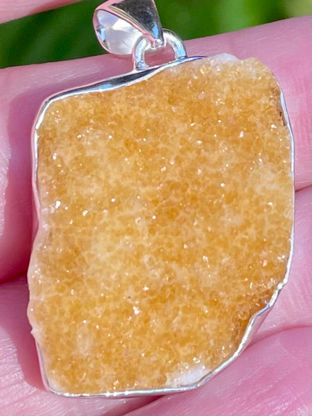 Citrine Druzy Pendant - Morganna’s Treasures