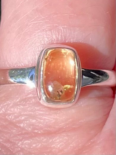 Imperial Topaz Ring Size 7.5
