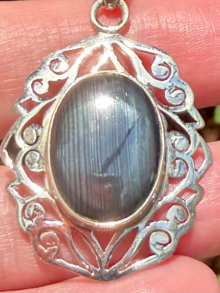 Psilomelane Pendant