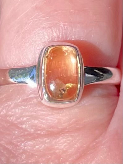 Imperial Topaz Ring Size 7.5