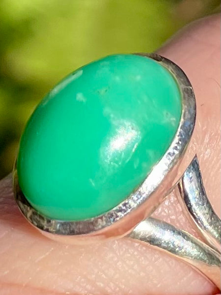 Chrysoprase Ring Size 7 - Morganna’s Treasures