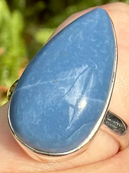Blue Owyhee Opal Ring Size 6.5 - Morganna’s Treasures