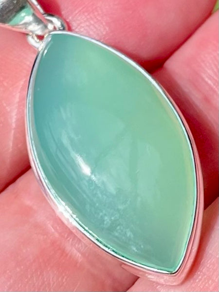 Aqua Chalcedony Pendant - Morganna’s Treasures 