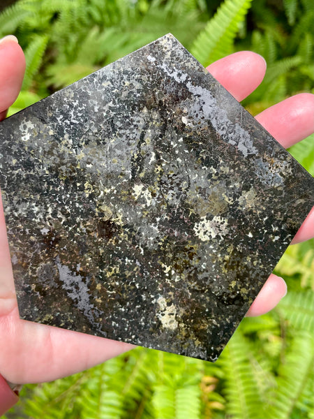 Nuummite Pentagon Charging Plate - Morganna’s Treasures