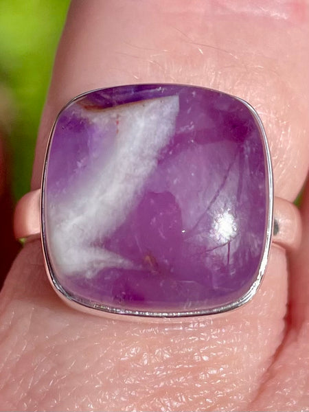 Chevron Amethyst Ring Size 7.5 - Morganna’s Treasures