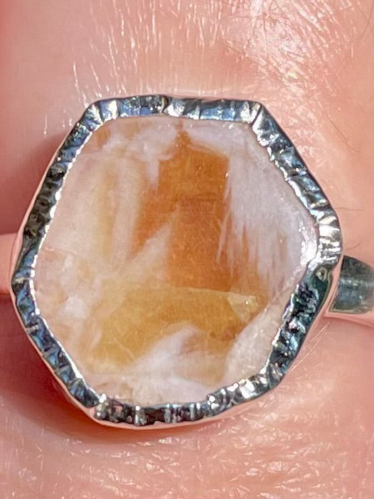 Citrine Stalactite Ring Size 9 - Morganna’s Treasures 