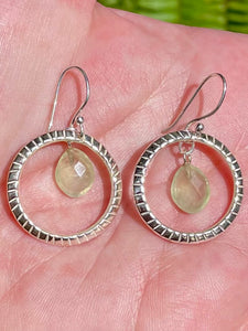 Prehnite Earrings - Morganna’s Treasures 