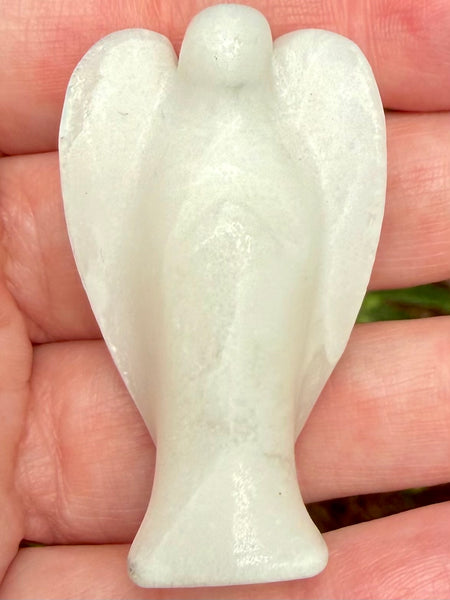 White Jade Pocket Angel