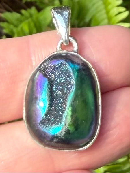 Titanium Aura Window Quartz Pendant - Morganna’s Treasures