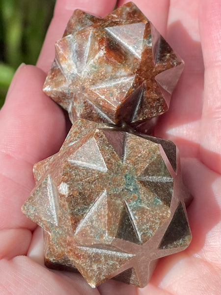 Hessonite Garnet Metatron's Cube - Morganna’s Treasures