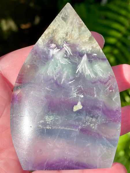 Beautiful Fluorite Flame