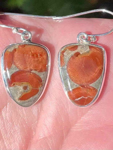 Peanut Obsidian Earrings