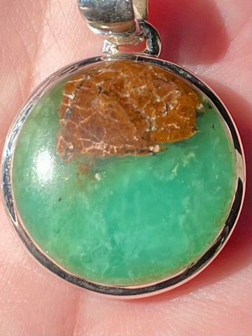 Boulder Chrysoprase Pendant