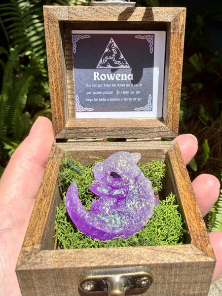 “Rowena” Resin Dragon