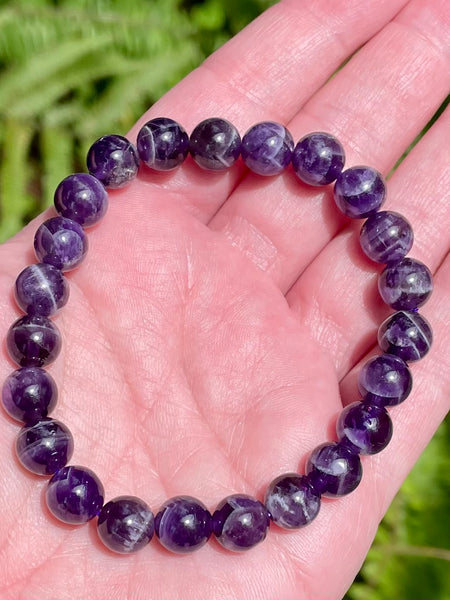 Chevron Amethyst Bracelet - Morganna’s Treasures