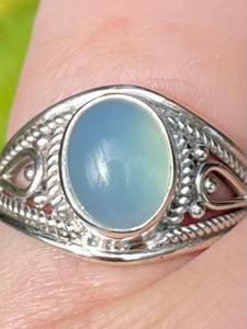 Aqua Chalcedony Ring Size 6 - Morganna’s Treasures 