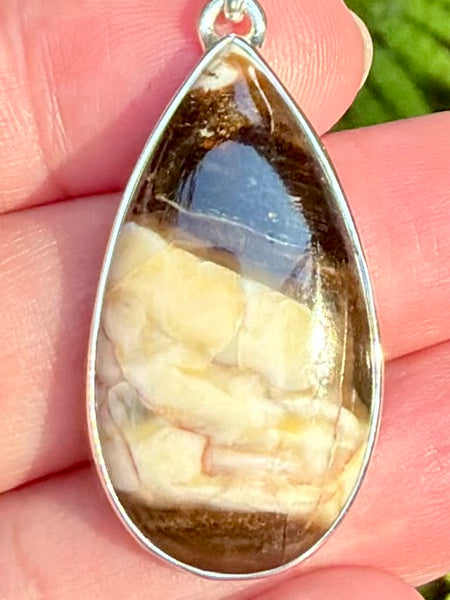 Peanut Wood Jasper Pendant - Morganna’s Treasures