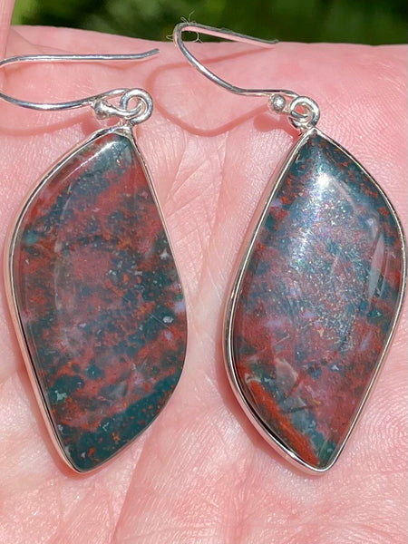 Bloodstone Earrings - Morganna’s Treasures 