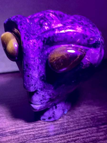 Yooperlite and Tigers Eye Alien - Morganna’s Treasures