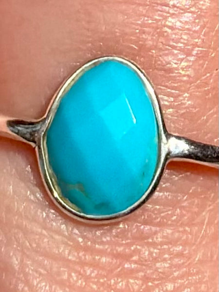 Blue Mohave Turquoise Ring Size 9 - Morganna’s Treasures