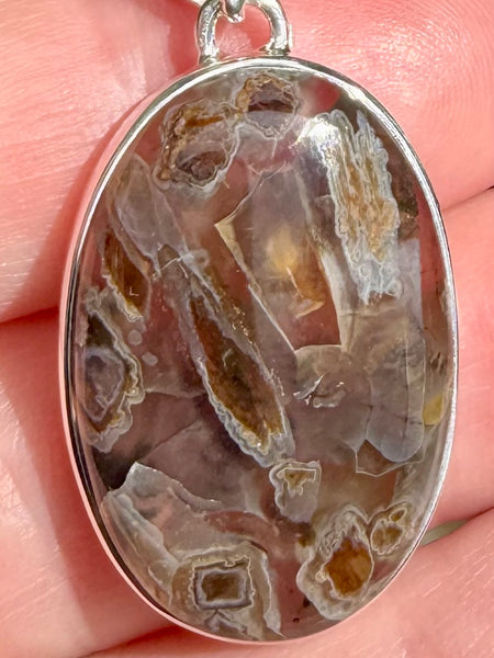 Turkish Tube Agate Pendant - Morganna’s Treasures