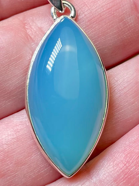 Blue Chalcedony Pendant