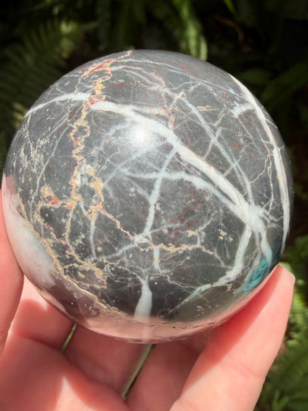 Spider Web Jasper Sphere