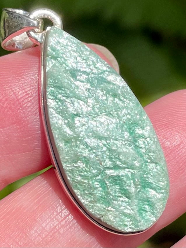 Rough Fuchsite Pendant - Morganna’s Treasures 