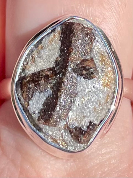 Staurolite (Fairy Cross) Ring Size 9 - Morganna’s Treasures