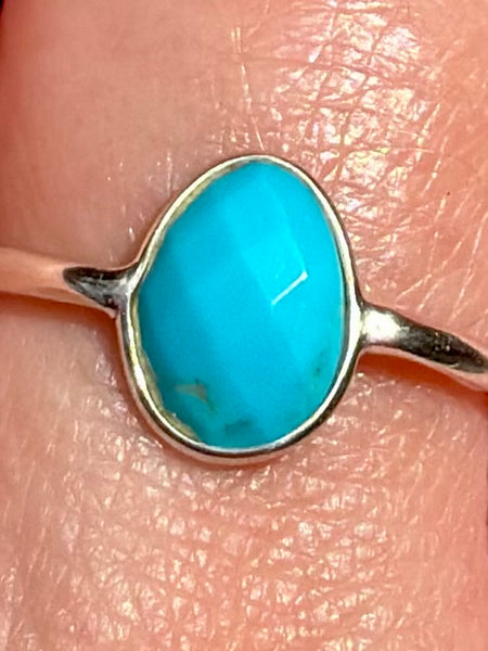 Blue Mohave Turquoise Ring Size 9 - Morganna’s Treasures