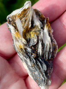 Vanadinite on Barite Crystal Cluster - Morganna’s Treasures 