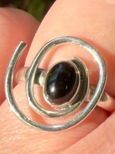 Black Onyx Ring Size 7.5 - Morganna’s Treasures