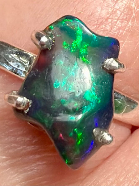 Chalama Black Opal Ring Size 8.5 - Morganna’s Treasures