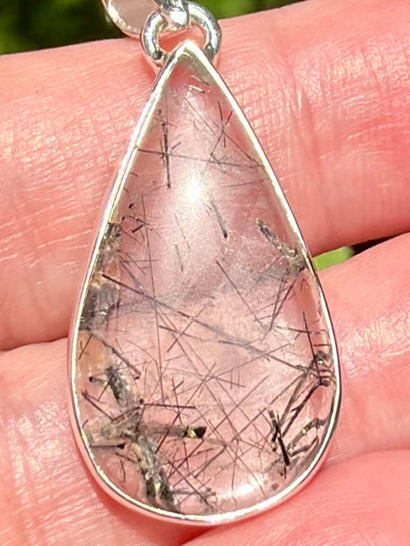 Tourmalinated Quartz Pendant