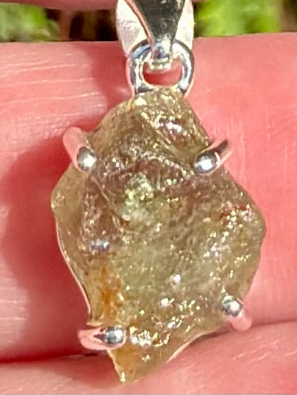 Rough Watermelon Tourmaline Pendant - Morganna’s Treasures