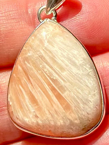 Orange Scolecite Pendant - Morganna’s Treasures