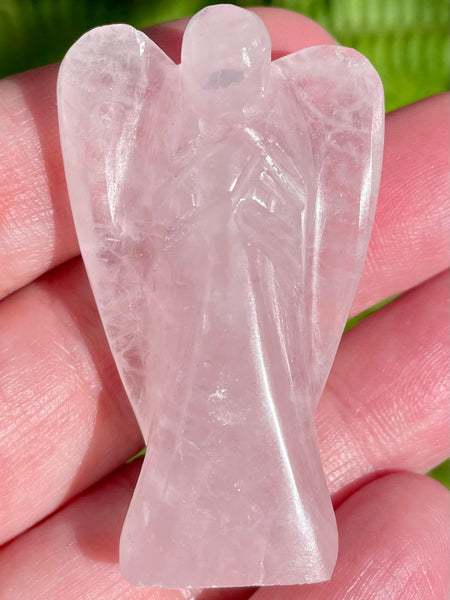 Rose Quartz Pocket Angel - Morganna’s Treasures 