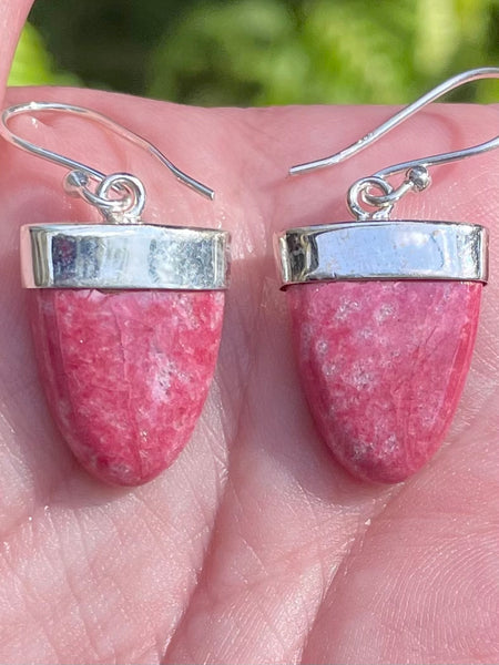 Pink Thulite Earrings - Morganna’s Treasures 
