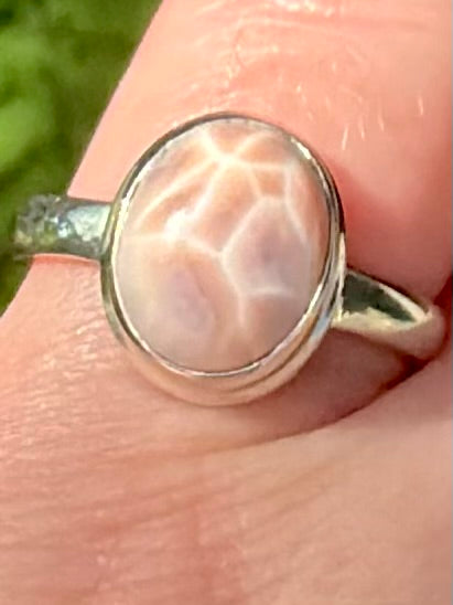 Natrolite Ring Size 8