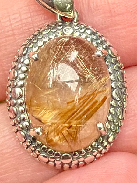 Rutilated Quartz Pendant