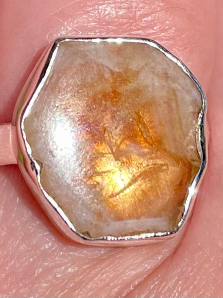 Citrine Stalactite Ring Size 7.5 - Morganna’s Treasures 